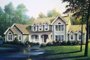 Traditional Exterior - Front Elevation Plan #57-187