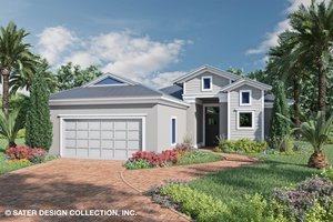 Ranch Exterior - Front Elevation Plan #930-525