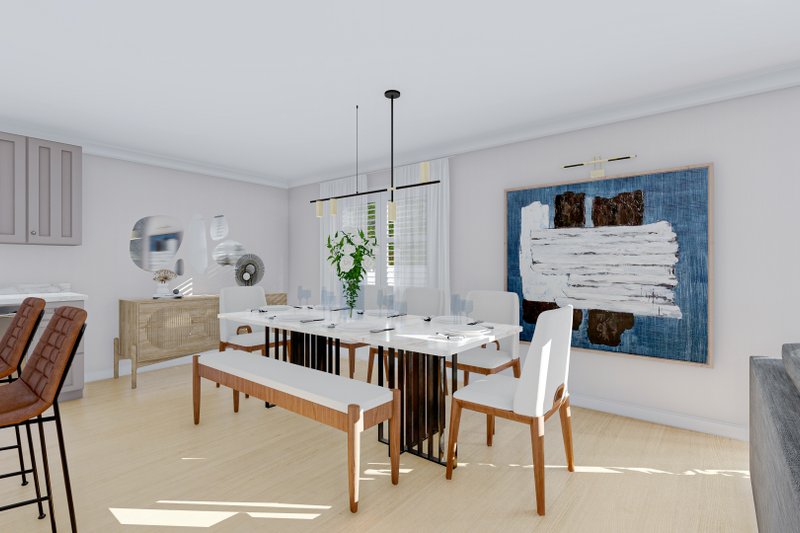 House Design - Interior - Dining Room for Traditional House Plan #1060-184 - 3 bed, 2 bath