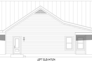 Exterior - Other Elevation for Country House Plan #932-1108 - 2 bed, 2 bath