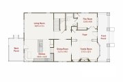 Craftsman Style House Plan - 4 Beds 3 Baths 2960 Sq/Ft Plan #461-11 