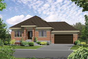 Contemporary Style House Plan - 3 Beds 1 Baths 1622 Sq/Ft Plan #25-4597 