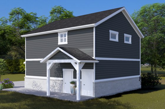 Exterior - Other Elevation for Farmhouse House Plan #1060-244 - 2 bed, 1 bath