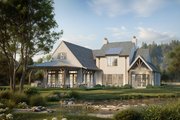 Farmhouse Style House Plan - 3 Beds 2.5 Baths 3512 Sq/Ft Plan #1114-87 Exterior 