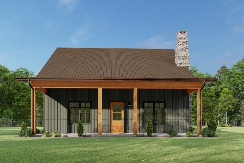 Home Plan - Farmhouse Exterior - Front Elevation Plan #1092-6