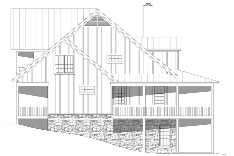 Dream House Plan - Exterior - Other Elevation for Traditional House Plan #932-454 - 3 bed, 3.5 bath