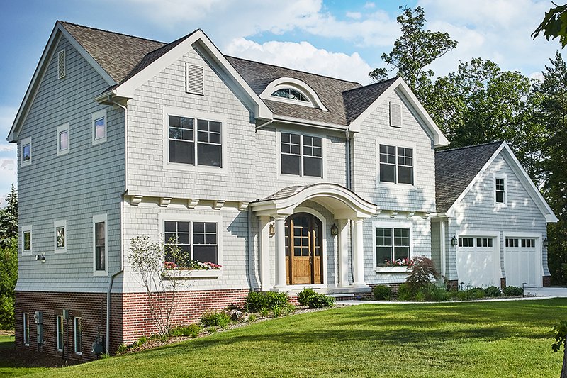 Home Plan - Exterior - Front Elevation 3 for Colonial House Plan #928-289 - 4 bed, 2.5 bath