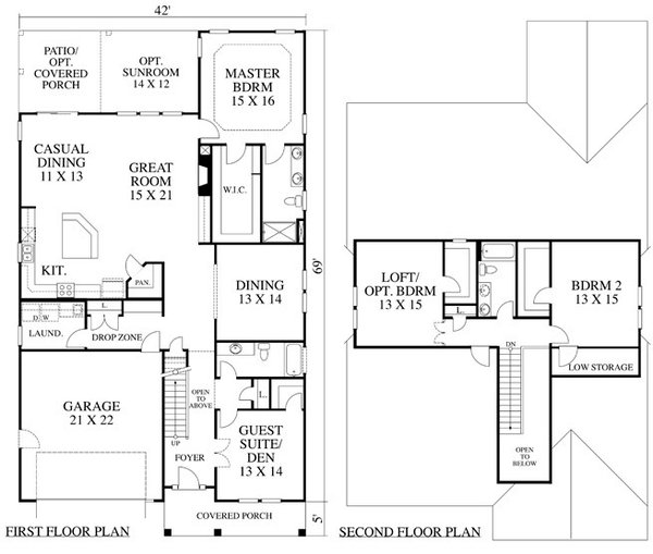 Home Plan - Traditional Floor Plan - Main Floor Plan #1053-95