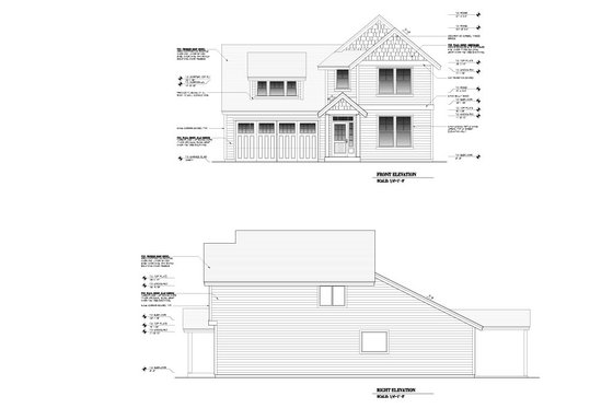 Exterior - Other Elevation for Craftsman House Plan #53-700 - 4 bed, 2.5 bath