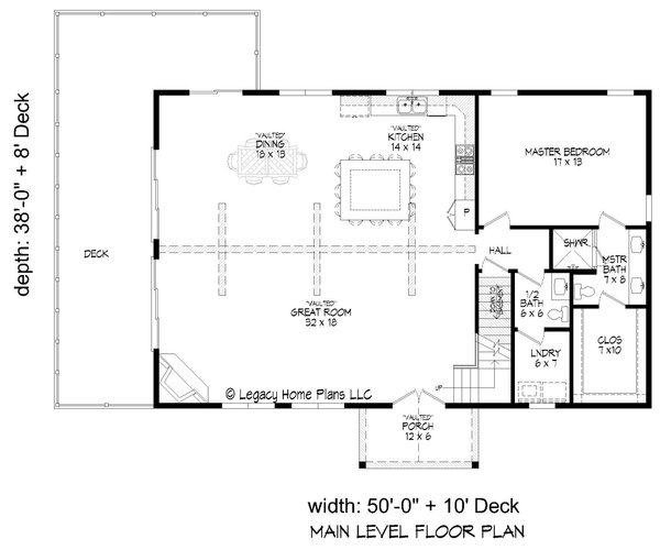 Southern Style House Plan - 3 Beds 2.5 Baths 2090 Sq/Ft Plan #932-794 ...