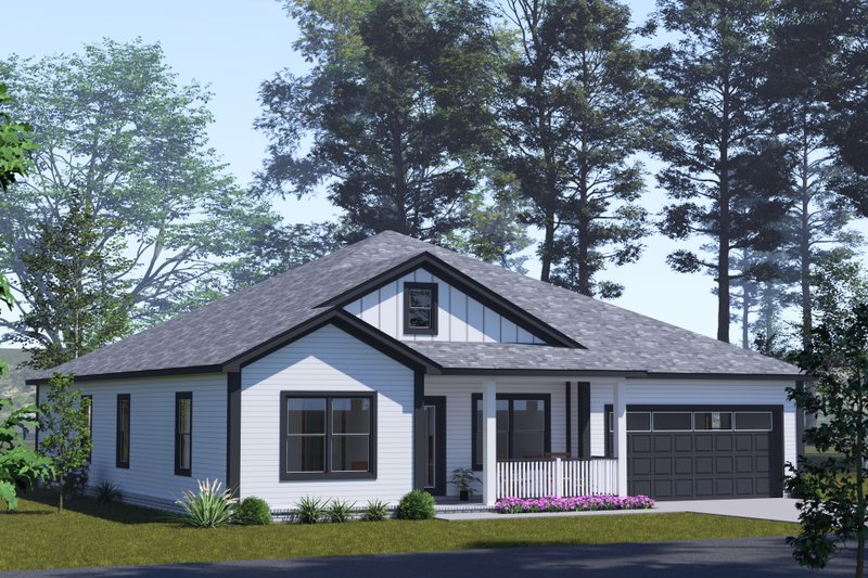 Home Plan - Exterior - Other Elevation 3 for Cottage House Plan #513-2363 - 4 bed, 2.5 bath