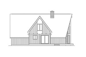 Exterior - Other Elevation for Modern House Plan #57-161 - 3 bed, 2 bath