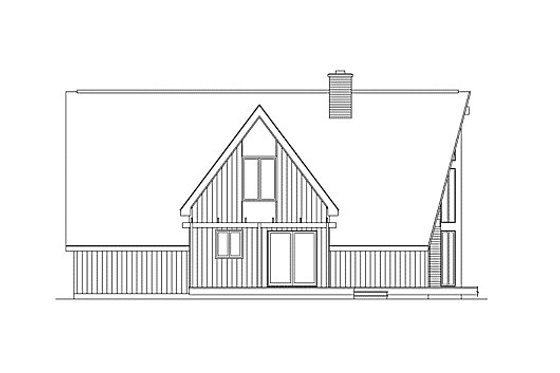 Exterior - Other Elevation for Modern House Plan #57-161 - 3 bed, 2 bath