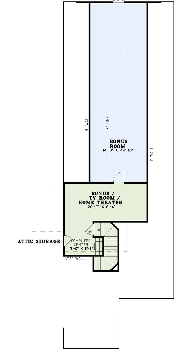 House Plan Design - Country Floor Plan - Upper Floor Plan #17-2914