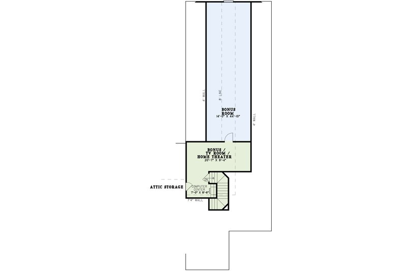 Home Plan - Floor Plan - Upper Floor for Country House Plan #17-2914 - 4 bed, 3.5 bath