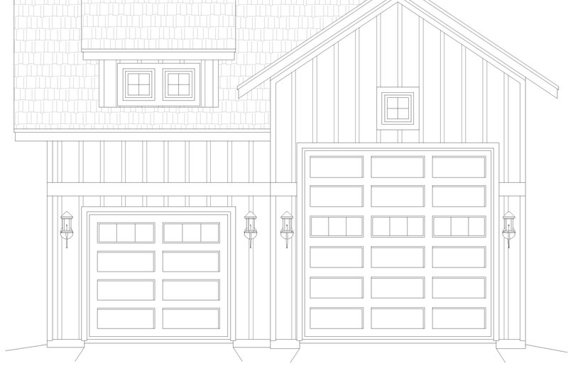 Home Plan - Exterior - Front Elevation 3 for Southern House Plan #932-1203, 0 bath
