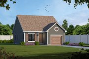 Traditional Style House Plan - 2 Beds 2 Baths 1091 Sq/Ft Plan #20-1698 