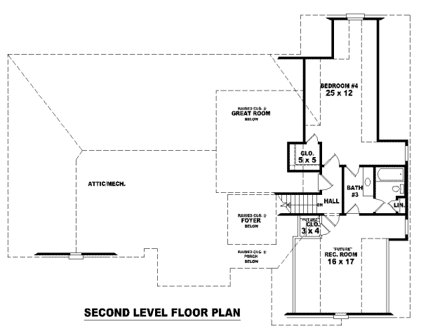 European Floor Plan - Upper Floor Plan #81-1161