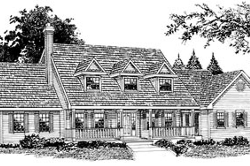 Traditional Style House Plan - 3 Beds 2.5 Baths 2534 Sq/Ft Plan #47-297