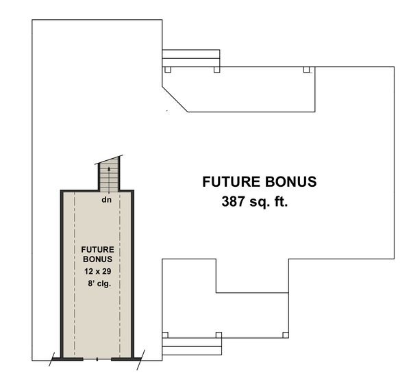Home Plan - Optional Bonus Level