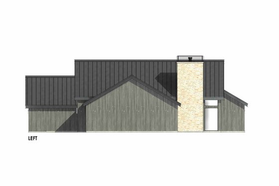 Exterior - Other Elevation for Modern House Plan #1096-48 - 4 bed, 3.5 bath