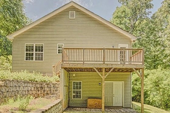 Exterior - Rear Elevation for Cottage House Plan #437-117 - 3 bed, 3 bath