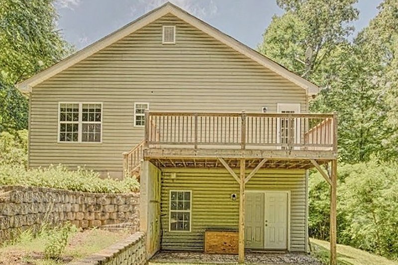 Architectural House Design - Exterior - Rear Elevation for Cottage House Plan #437-117 - 3 bed, 3 bath