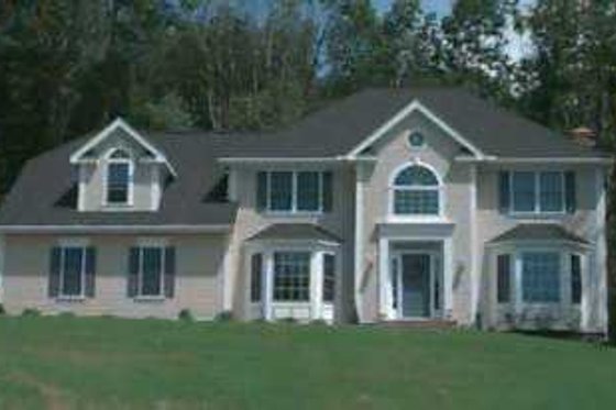 Exterior - Front Elevation for Traditional House Plan #75-145 - 4 bed, 2.5 bath