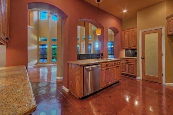 Interior - Kitchen for Mediterranean House Plan #80-184 - 5 bed, 3 bath