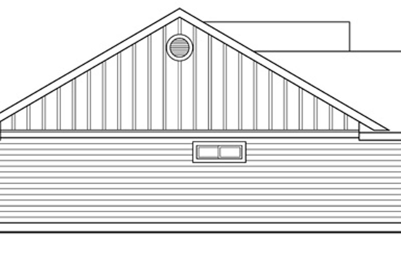 Home Plan - Exterior - Other Elevation for Craftsman House Plan #124-696 - 3 bed, 2 bath