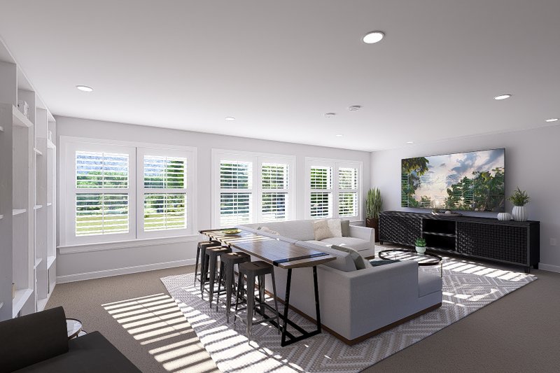House Design - Interior - Family Room 1 for Farmhouse House Plan #1060-307 - 2 bed, 1 bath