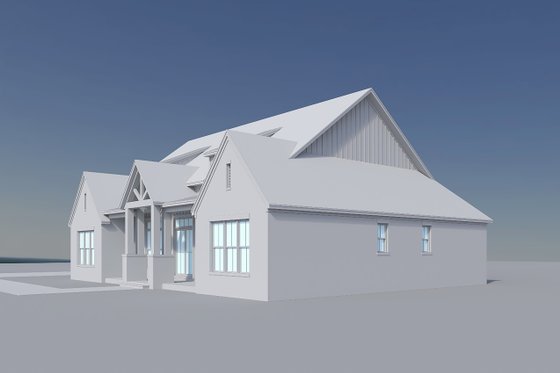 Exterior - Other Elevation 1 for Farmhouse House Plan #430-438 - 3 bed, 3.5 bath