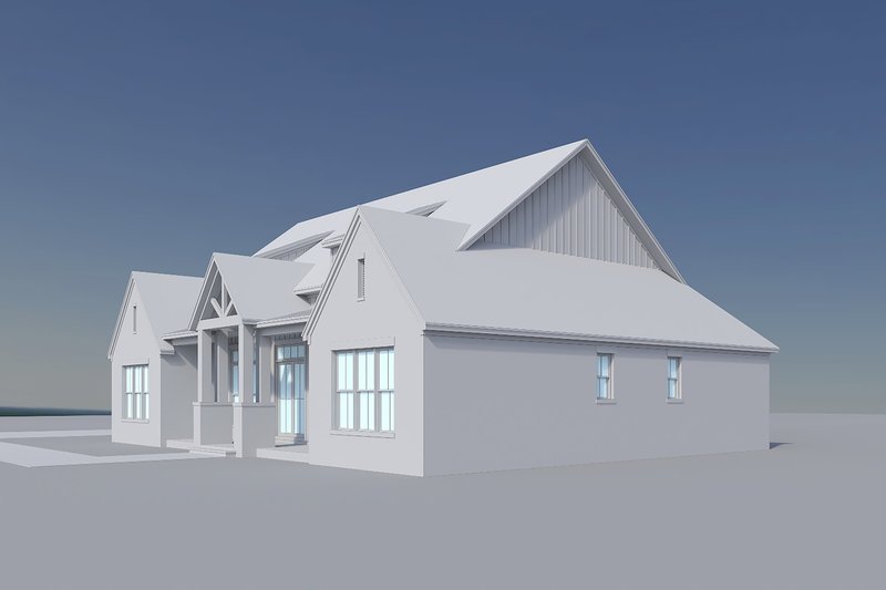 Architectural House Design - Exterior - Other Elevation 1 for Farmhouse House Plan #430-438 - 3 bed, 3.5 bath