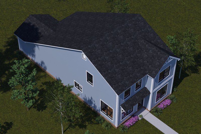 House Blueprint - Exterior - Other Elevation 4 for Cottage House Plan #513-2498 - 5 bed, 3 bath