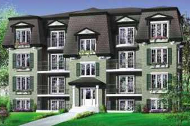 Home Plan - European Exterior - Front Elevation Plan #25-307