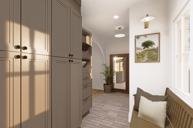 Architectural House Design - Interior - Entry for Country House Plan #23-2822 - 3 bed, 2.5 bath