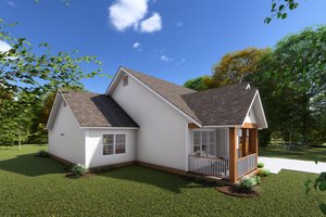 Exterior - Other Elevation 2 for Cottage House Plan #513-2089 - 3 bed, 2 bath