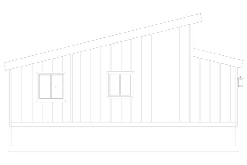 Dream House Plan - Exterior - Other Elevation 1 for Modern House Plan #1060-338 - 2 bed, 1 bath