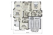 Traditional Style House Plan - 3 Beds 2.5 Baths 1962 Sq/Ft Plan #51-1204 