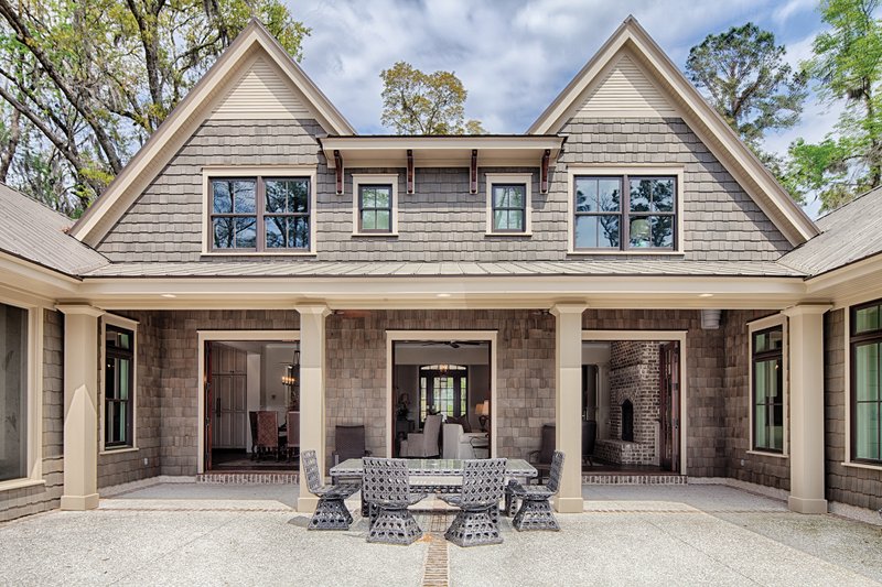 Dream House Plan - Exterior - Rear Elevation for Country House Plan #928-1 - 4 bed, 4.5 bath