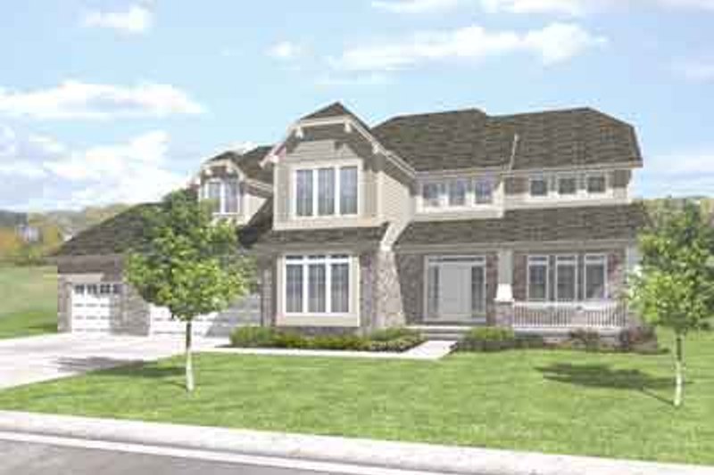 Bungalow Style House Plan - 5 Beds 4 Baths 3947 Sq/Ft Plan #50-275