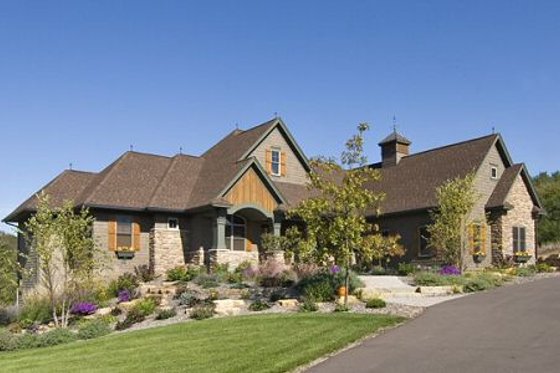 Exterior - Front Elevation for Craftsman House Plan #51-328 - 4 bed, 3.5 bath