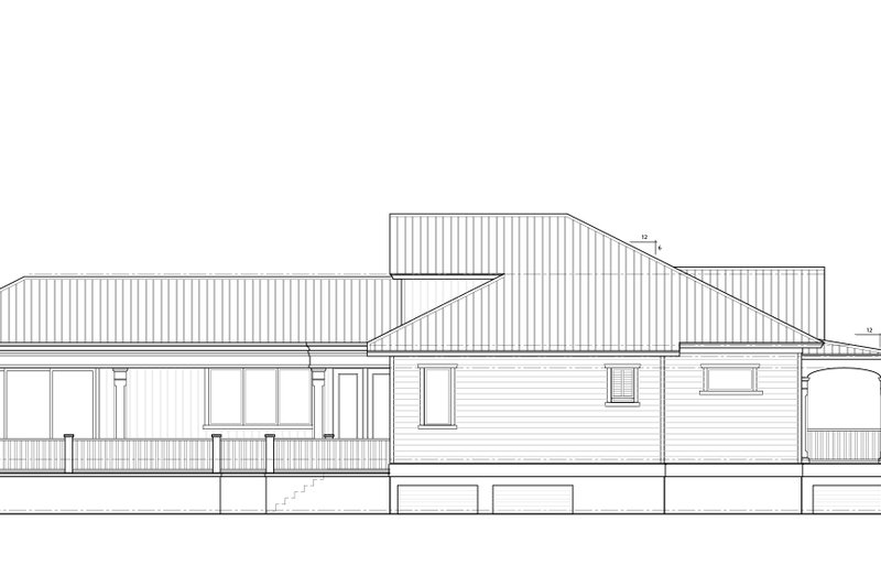 Home Plan - Exterior - Other Elevation 2 for Cottage House Plan #938-130 - 3 bed, 3 bath