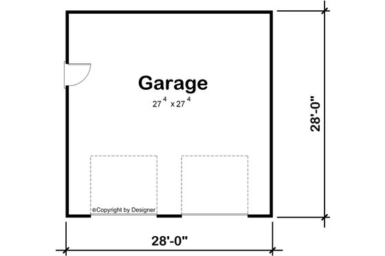 Floor Plan - Main Floor for Traditional House Plan #20-2450, 0 bath