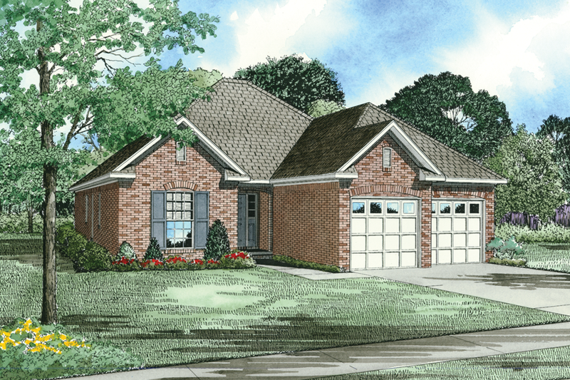 Dream House Plan - Country Exterior - Front Elevation Plan #17-2651