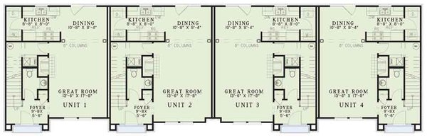 Traditional Floor Plan - Main Floor Plan #17-623