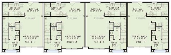 Home Plan - Traditional Floor Plan - Main Floor Plan #17-623