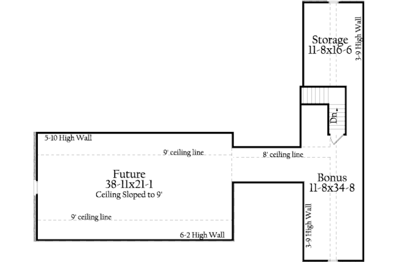Home Plan - Floor Plan - Other Floor for Southern House Plan #406-9618 - 3 bed, 3.5 bath
