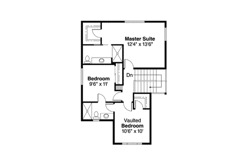 House Plan Design - Floor Plan - Upper Floor for Traditional House Plan #124-416 - 4 bed, 3 bath