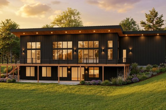 Exterior - Front Elevation 3 for Country House Plan #1089-70 - 3 bed, 2.5 bath